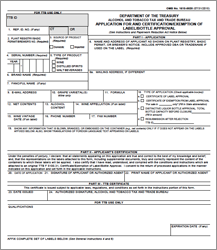 TTB Form